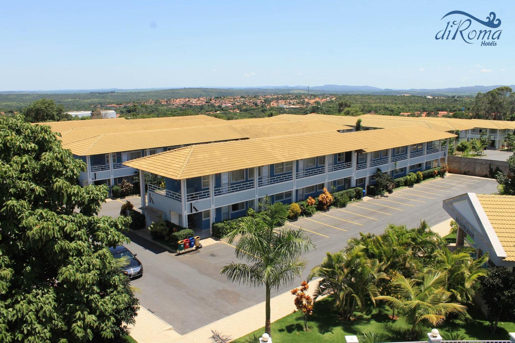 Di Roma Lacqua Caldas Novas Park 24H, Com Roupas De Cama E Banho Luaran gambar